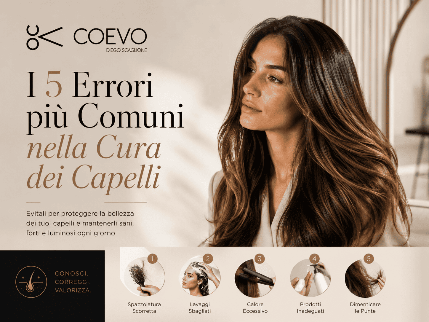 I 5 Errori più Comuni nella Cura dei Capelli