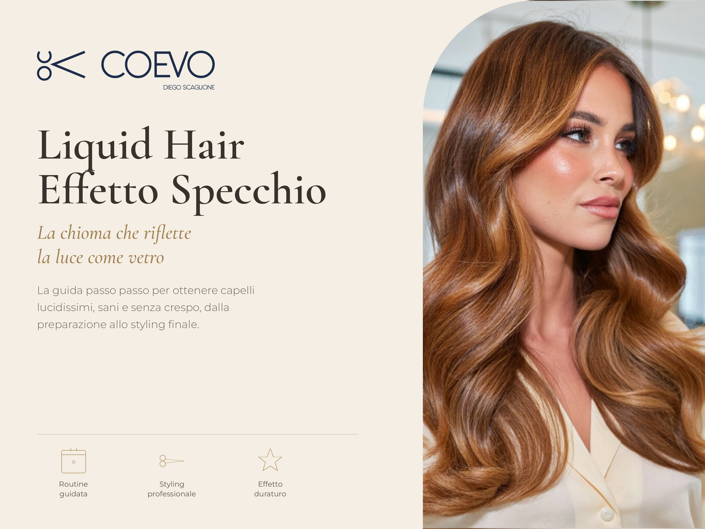 Liquid hair, effetto capelli a specchio - Coevo parrucchiere Moncalieri