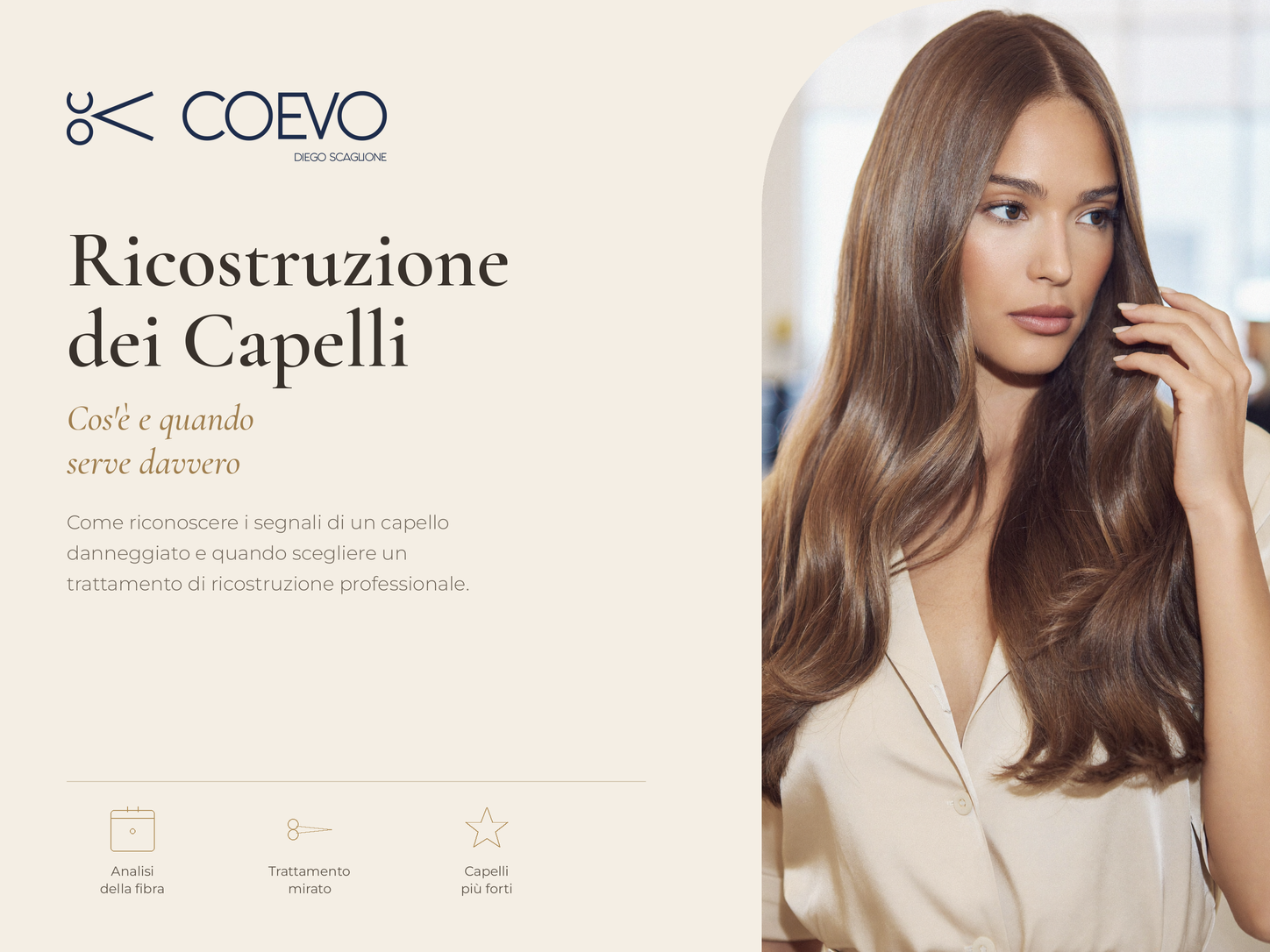 Ricostruzione capelli, chioma sana e lucida - Coevo parrucchiere Moncalieri