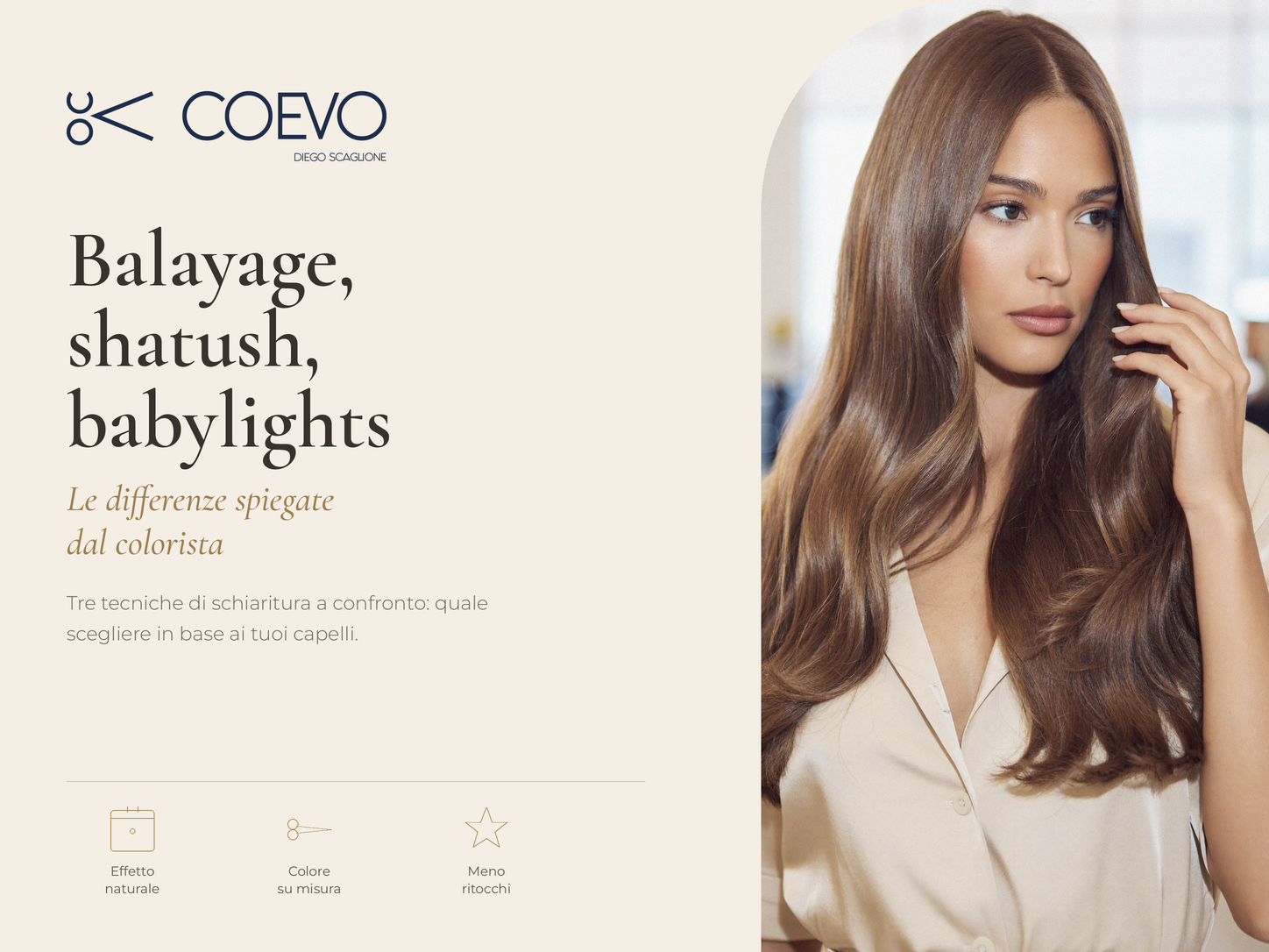Balayage, shatush e babylights a confronto - Coevo Moncalieri